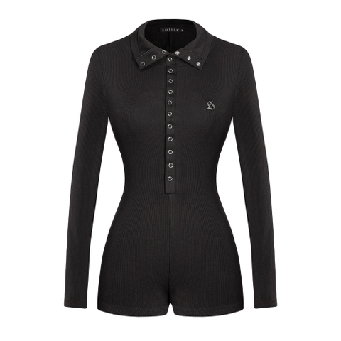 SISTERS Jump đùi tay dài cổ bấm nút Hades