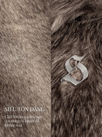 SISTERS Choker lông Sisters