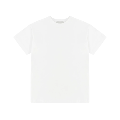 Áo Baby Tee HAMCHOI Cotton Mềm Mại Form Suông Cơ Bản Màu Trắng Trơn Thiết Kế Cổ Tròn Thoáng Khí