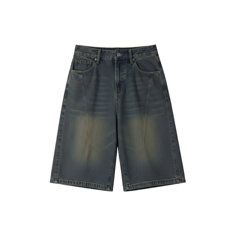 Quần jean lửng màu xanh đậm NULLED N-QS10