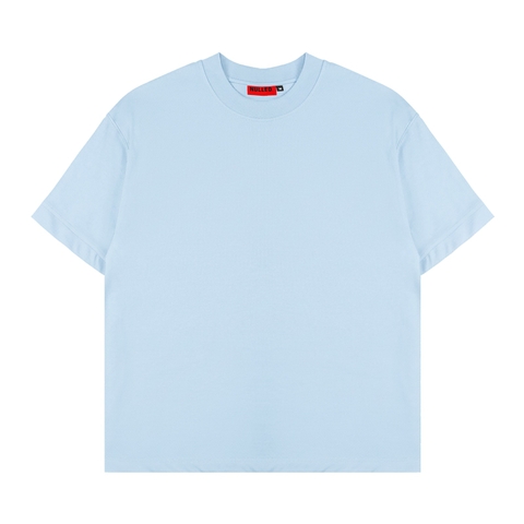 Áo phông nữ basic màu xanh biển NULLED N-T00-XB