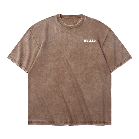 Áo thun loang màu nâu NULLED N-T30-N