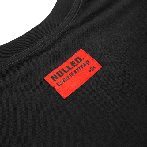 Áo thun đen in hình NULLED Mute Tee N-T21-D