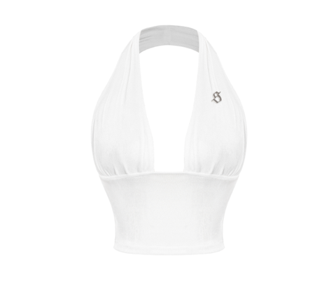 SS-T54 Áo croptop cổ yếm Callista