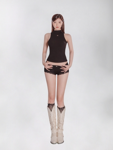 DKMV Poppy Safety Shorts - Đen