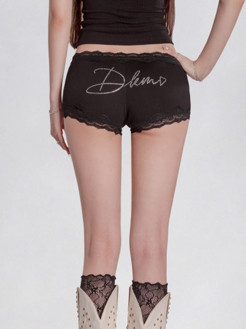 DKMV Poppy Safety Shorts - Đen