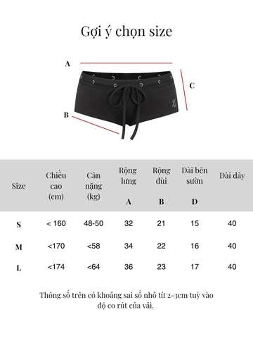 SISTERS Quần đùi mini short Celestia