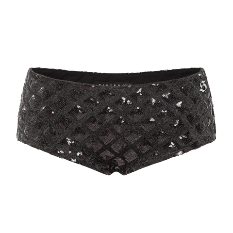 Quần đùi nữ sexy kim sa lưng xéo SISTERS