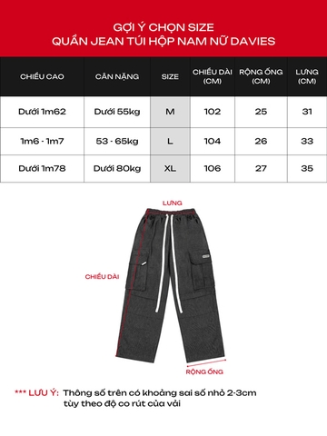 DSW Denim Cargo Pants