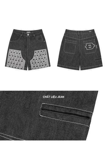 DSW Monogram Denim Short