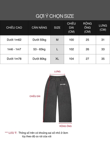 DSW Denim Piping Pants