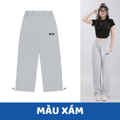 Quần nỉ ống suông local brand DE-Q45