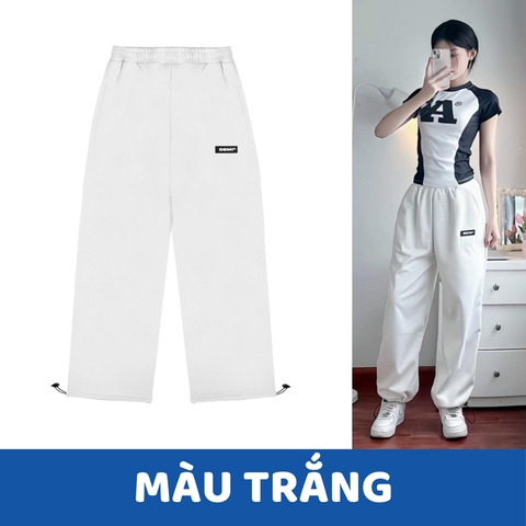 Quần nỉ ống suông local brand DE-Q45