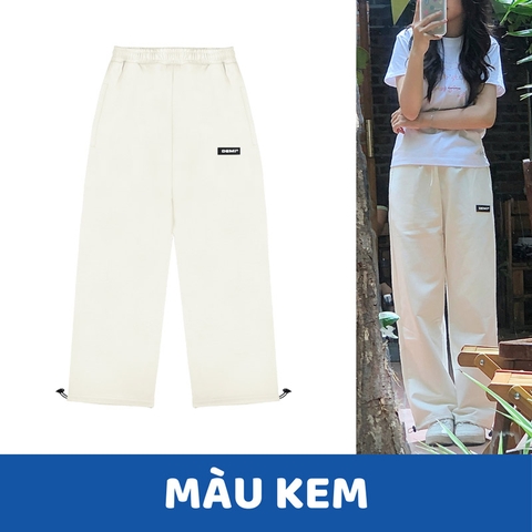 Quần nỉ ống suông local brand DE-Q45