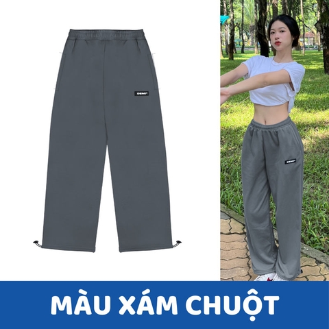 Quần nỉ ống suông local brand DE-Q45