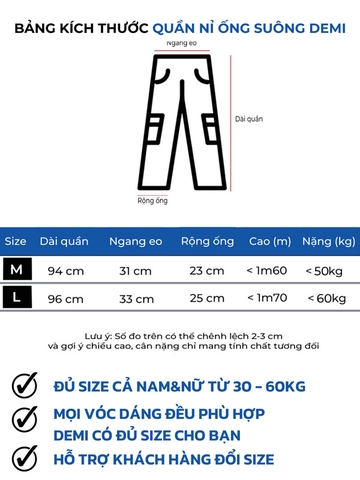 Quần nỉ ống suông local brand DE-Q45