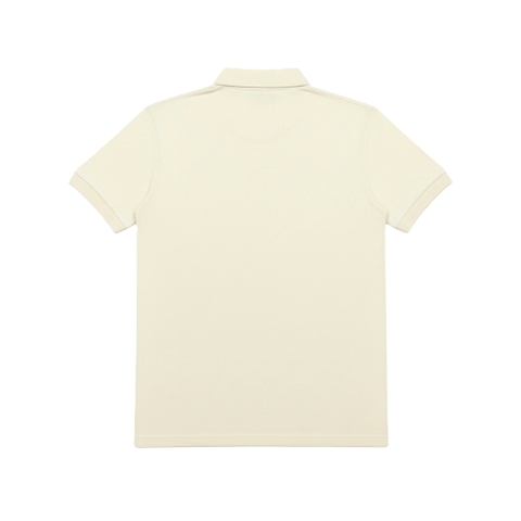 ÁO POLO HAMCHOI Nam Nữ Cotton Mát Mịn Form Suông Cổ Bẻ Truyền Thống Dễ Mặc Hàng Ngày Màu Kem