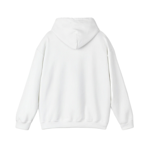 Áo Hoodie HAMCHOI form rộng unisex nỉ  bông dày dặn giữ ấm, basic, túi kangaroo lớn màu Trắng - HOODIE TRƠN CÓ MŨ