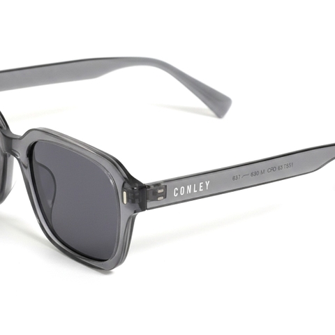 Kính Mắt Gọng Vuông Chunky Màu Xám Chính Hãng  CONLEY  Cá Tính Độc Đáo |  CO-0048-X