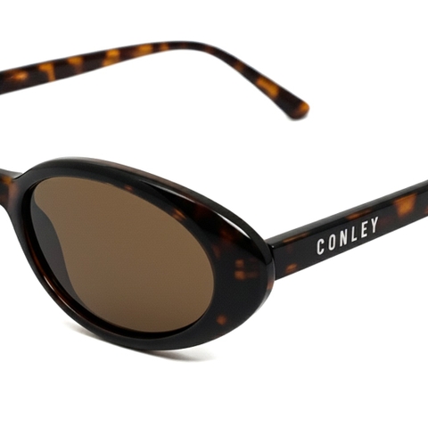 Kính Mát Oval Retro Màu Nâu Chính Hãng  CONLEY | CO-0030-N