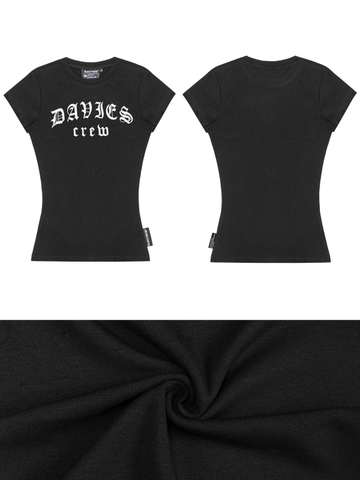 DSS Gothic Crew Top - Đen