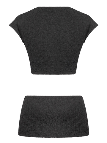 SISTERS Set áo váy phối ren Eloise