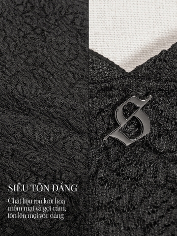 SISTERS Set áo váy phối ren Eloise