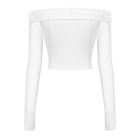 SISTERS Set áo váy phối gân len Rachel