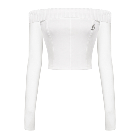 SISTERS Set áo váy phối gân len Rachel