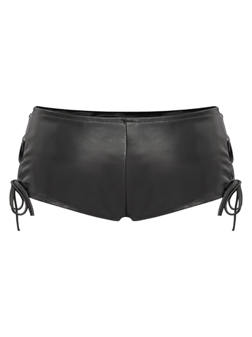 SISTERS Set áo hai dây quần mini short da Isism