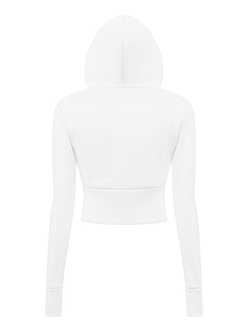 SISTERS Set áo khoác quần dài lưng lật ép đá Caspian - Trắng