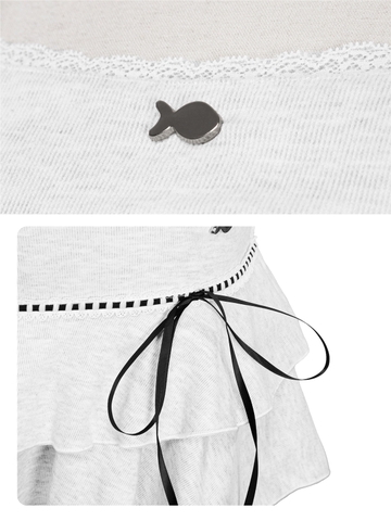 DKMV Ribbon Set - Xám trắng