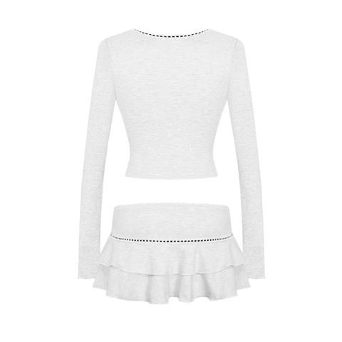 DKMV Ribbon Set - Xám trắng