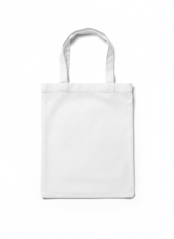 Túi tote HAMCHOI Vải Canvas Dày Dặn Đa Năng Sức Chứa Lớn Phong Cách Tối Giản Màu Trắng Trơn