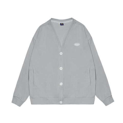 K09-AK2 Rib Cardigan-Xám đậm