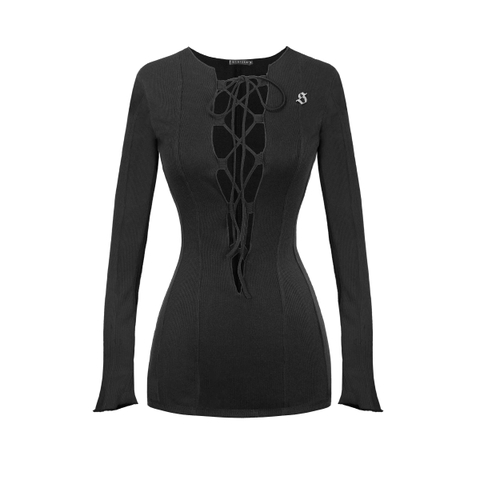 SISTERS Váy đầm body đan dây ngực Sohee