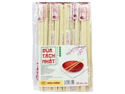 30 đôi đũa tách nhật Minh Thành