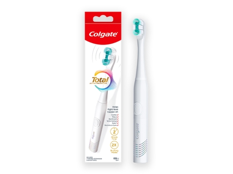 Bàn chải điện dùng pin Colgate Total công nghệ sóng âm sạch mảng bám