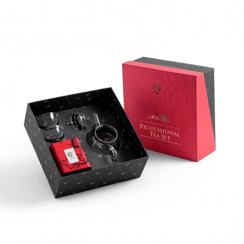 Hộp quà Bộ ấm trà thuỷ tinh Đối ẩm (Liên hệ nhận báo giá)