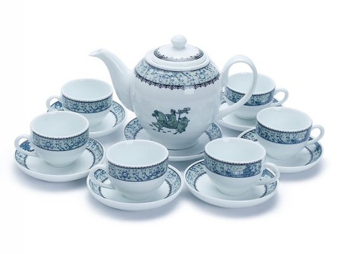 Bộ bình trà Bát Tràng Vinh Quy (Liên hệ nhận báo giá)