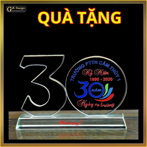 Cúp pha lê theo yêu cầu (Liên hệ nhận báo giá)