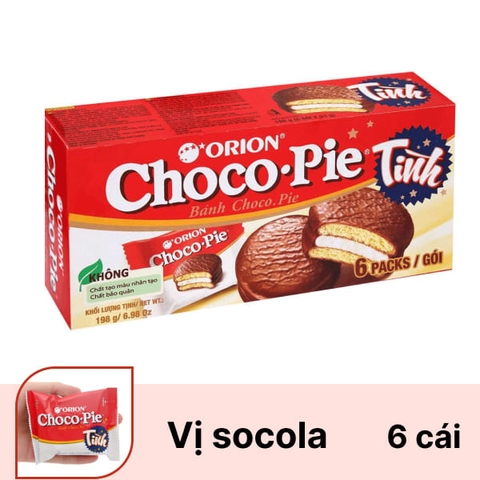 Bánh chocopie Orion hộp 198g (6 cái)
