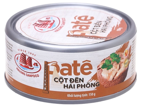 Pate thịt đóng hộp cột đèn Hải Phòng Hạ Long 150g