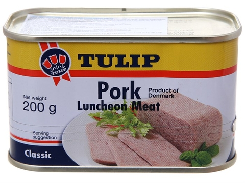 Thịt heo Pork Luncheon Meat Classic Tulip 200g
