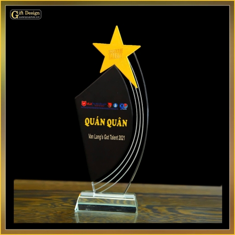 Cúp pha lê theo yêu cầu (Liên hệ nhận báo giá)