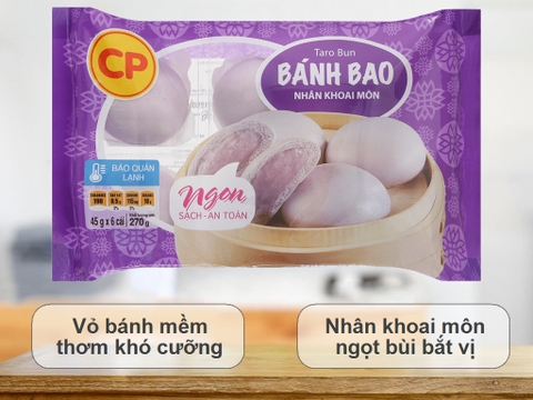 Bánh bao nhân khoai môn C.P 270g