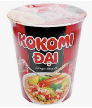 Mì KOKOMI Đại Tôm Chua Cay- Hộp 65gr
