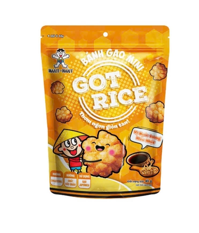 Bánh Gạo Mini GOT RICE- Không Cay- 65gr