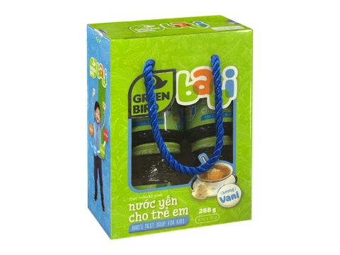 Lốc 4 hũ nước yến cho trẻ em Green Bird Babi 72g