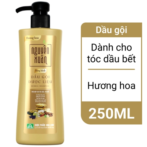 Dầu gội dược liệu Nguyên Xuân bồng bềnh dành cho tóc dầu bết hương hoa 250ml